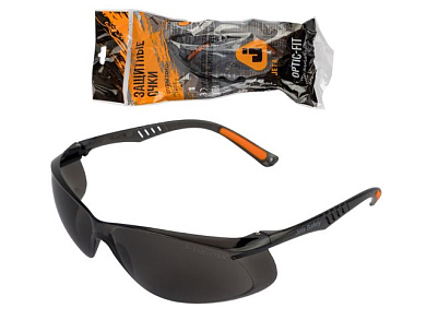 Очки открытые Optic-Fit дымчатые JETA SAFETY JSG-7680S