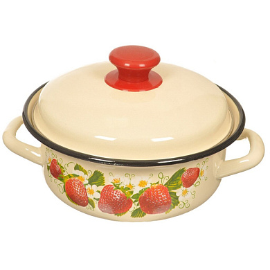 Кастрюля цил.борт. 1.5 л, слоновая декором Керченский металлургический завод 41704-082/6-У4СД