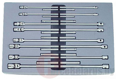 Набор карданных торцевых ключей 7-19 мм 8 пр. Force 50816