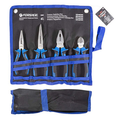 Набор шарнирно-губцевого инструмента 4 пр. 7''-180 мм Forsage F-5046C