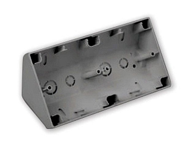 Коробка распаечная, монтажная угловая КУ-442 серая, 153х82х57 мм Bylectrica КУ-442сер