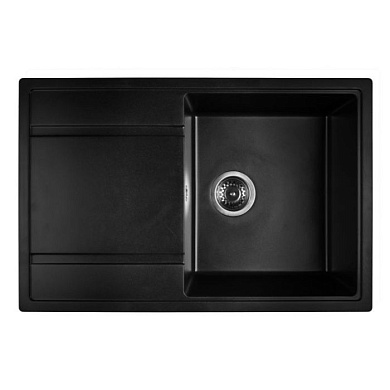 Мойка кухонная из мраморной крошки, onyx, Wisent W780-25