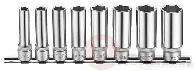 Набор глубоких головок Force 3082 6-гр. (8-19 мм) 8 пр. 3/8''