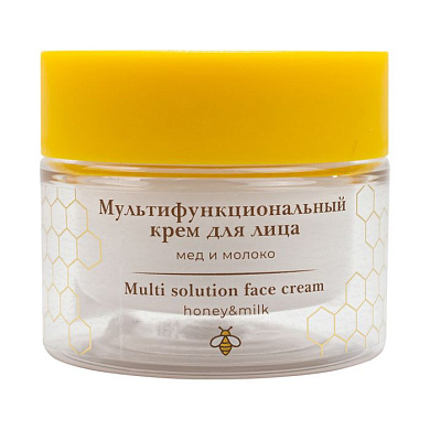 Мультифункциональный крем для лица мед и молоко для жирной кожи La and Te beaute LT-1237