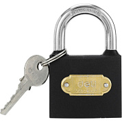 Замок навесной Deli YS EDL508903, 50 мм, автомат, 3 ключа, защита от влаги