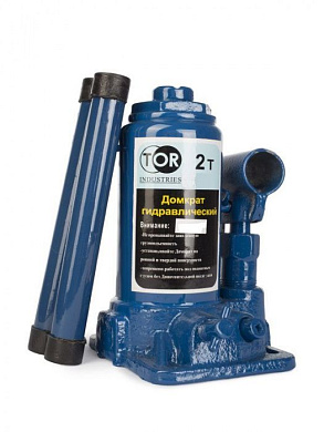 Домкрат бутылочный 2 т, 150-240 мм, ДГ-2 (в пластиковом кейсе) TOR 1006112