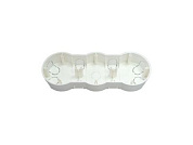 Коробка распаечная (монтажная) К-221 (Для бетона и кирпича. С пониженной глубиной полости.219х77х35 мм) Bylectrica К-221