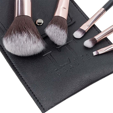 Кисти для макияжа, набор 5 пр. La and Te beaute LT-MBS2(черный)