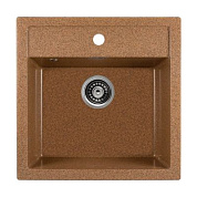 Мойка кухонная из мраморной крошки, терракот, A11-23 Gerhans