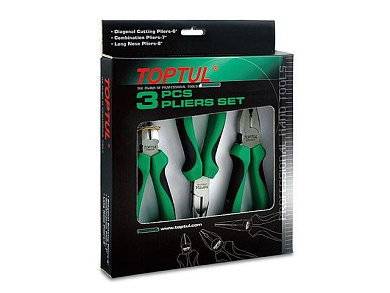 Набор шарнирно-губцевого инструмента 3 пр. Toptul GAAE0302