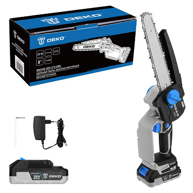 Пила цепная аккумуляторная DKCHS 20V 063-4484 DEKO 063-4484