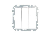 Выключатель 3 клав. (cкрытый, 10А) белый, Стиль, Bylectrica С0510-529