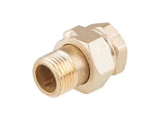 Американка прямая 1/2", сгон прямой латунный Цветлит ЦРБ0025