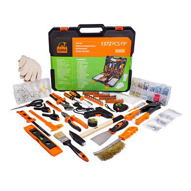 Набор инструментов 1372 пр. 1/4'' 6-гр. ISMA ISMA-513722