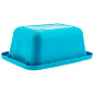 Таз пластмассовый прямоугольный 25 л, бирюзовый, Home Palisad 929935