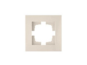 Рамка 1-местная бежевая, Стиль новый, Bylectrica ЮЛИГ.735212.551беж