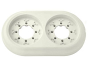 Рамка 2-местная бежевая, Ретро, Bylectrica ЮЛИГ.735212.471беж