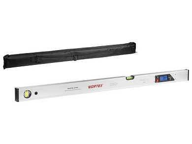 Уровень электронный DL 1000 в кор., Диапазон 4х90, погрешность(0, 90: 0,05, остальные: 0,2, 1000 мм WORTEX 0323277