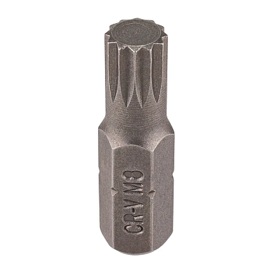 Бита SPLINE 12-гранная M8, 30 мм 5/16'' RockForce RF-1583008