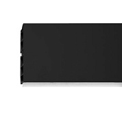 Цоколь мебельный ПВХ h100, чёрный матовый L4000мм, РБ BY 81440