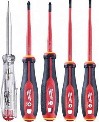 Отвертки Milwaukee VDE 5шт 4932478737