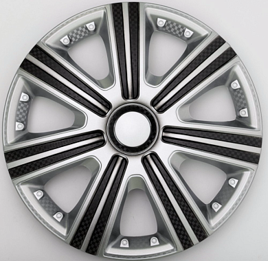 Колпак декоративный автомобильный DTM Super Silver 15" (4 шт) Star S15013