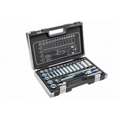 Набор инструмента 3/8" 36 пр. 6-гр CrMo Hoegert HT1R465