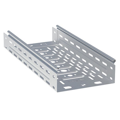 Лоток перфорированный 80х600х3000-1,0 мм RAL7035 EKF L8060001-RAL7035