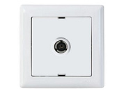 Розетка ТВ, переходная, скрытая, белая, DARIA, Mutlusan 21201700101