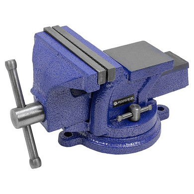 Тиски стальные поворотные с наковальней 5''-125 мм Forsage F-6540205W