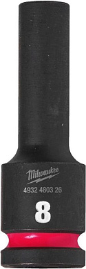 Ударная головка 8 мм 1/2" Shockwave Milwaukee 4932480326