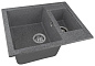 Мойка кухонная из мраморной крошки, графит, C01-24 Gerhans