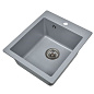 Мойка кухонная из мраморной крошки, gray, Wisent W420-29