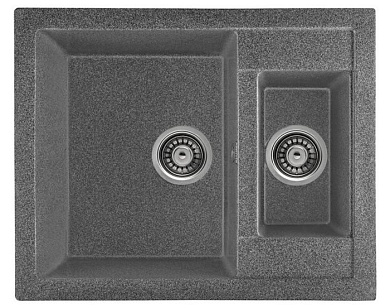 Мойка кухонная из мраморной крошки, графит, C01-24 Gerhans