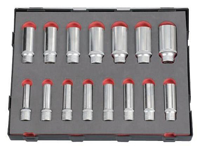 Набор 6-гр. глубоких головок 15 пр. 10-30 мм 1/2'' Force K41513