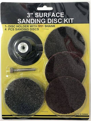 Комплект дисков для пневмошлифовальной машины 3'' Sumake SD-3ВК