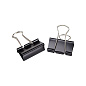 Зажим для бумаги "Office Products", 41 мм, 12 шт, черный