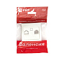 Валенсия лицевая панель розетки RJ-45 1-местная жемчуг EKF PROxima ESK01-L-035-50