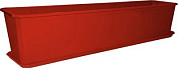 Набор балконный ящик и поддон, 100 см, 18л терракотовый Пластик Репаблик ING6229ТР