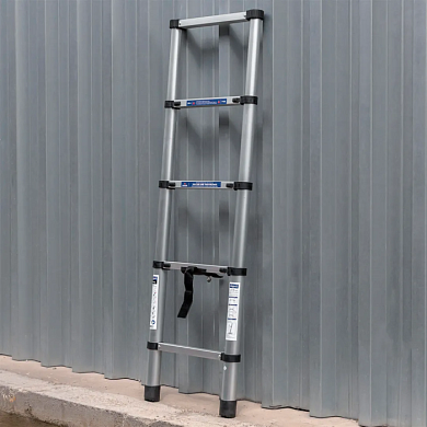 Лестница телескопическая алюм. бытовая 1.4 м 5 ступ. Scheppach Sch-UP140