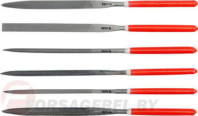 Набор надфилей 4х160х75 мм 6пр Yato YT-6161