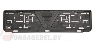 Держатель номера с черной планкой Авторамка