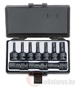 Набор ударных головок-бит HEX 4-19 мм 10 пр. 1/2'' Force 41012