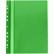 Папка-скоросшиватель с перфорацией "Donau", A4, зеленый