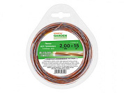 Леска для триммера витая квадратного сечения, ALULON TWIST Startul Garden