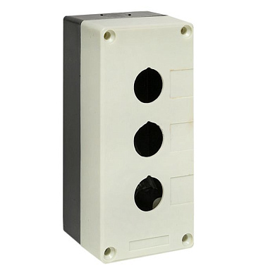 Корпус КП103 пластиковый 3 кнопки белый EKF PROxima cpb-103-w