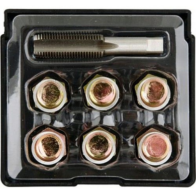 Набор для ремонта резьбы к масляному поддону M15х1,5 мм 6 пр. Yato YT-17572