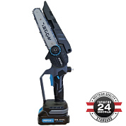 Пила цепная бесщёточная, 21 В, 2000 мАч, шина 150 мм/6", скорость цепи 6.2 м/с, 1 АКБ, картон RÖGEL CCSR 150-20BL-1