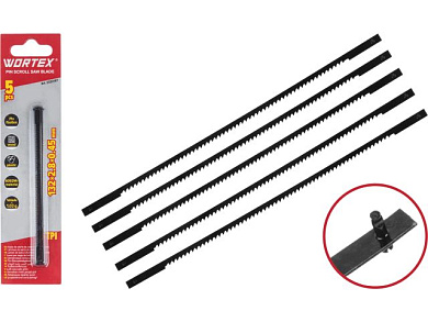 Набор штифтовых полотен 5 шт. WORTEX для ESS 1250 (Сталь 60Si2Mn)