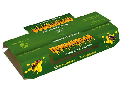 Липкая пластина от тараканов и муравьев "Прилипала", 1 шт. GreenOwl 4816192100017